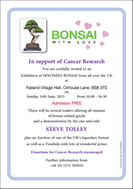 Charity bonsai exhibition